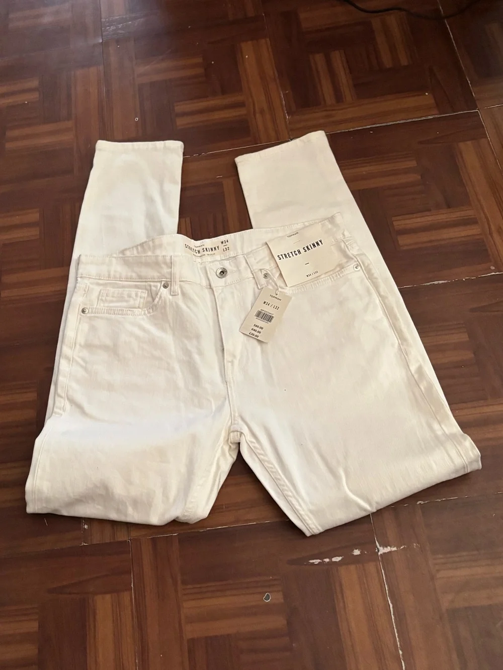 Topman Stretch Skinny Jeans